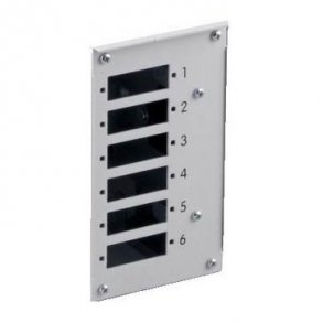 Forplade for DIN BOKS 6XSC duplex adapter