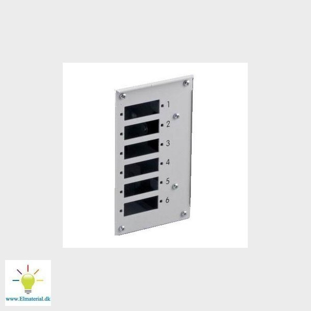 Forplade for DIN BOKS 6XSC duplex adapter