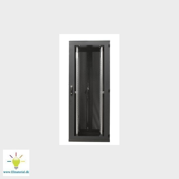 Gulvrack 600x600x1095 22HE glasdr sort