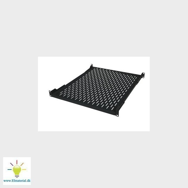 Fast hylde 19" 4 punkt D=250-600 sort
