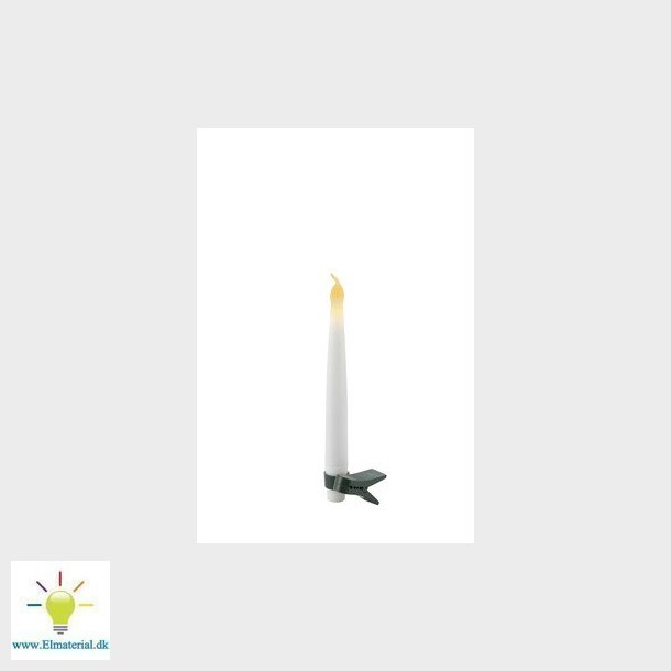 Carolin juletrslys 10 stk st, Hvid