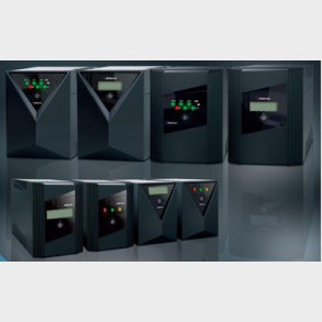 UPS, u/DK net-ledning, Glamor 850VA/500W Line Interactive,1 x12V/9Ah  4x IEC