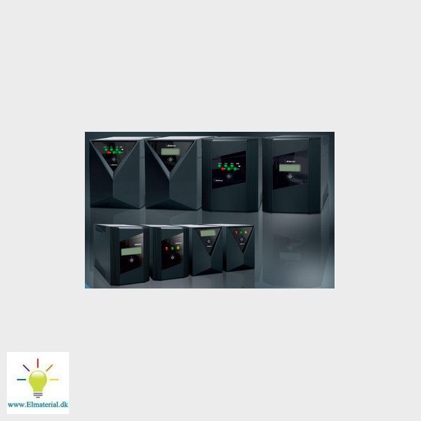 UPS, u/DK net-ledning, Glamor 850VA/500W Line Interactive,1 x12V/9Ah  4x IEC