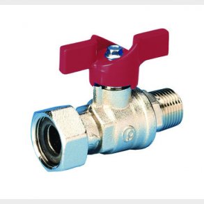 Pettinaroli kuglehane med rdt T-greb omlber/nippel 34