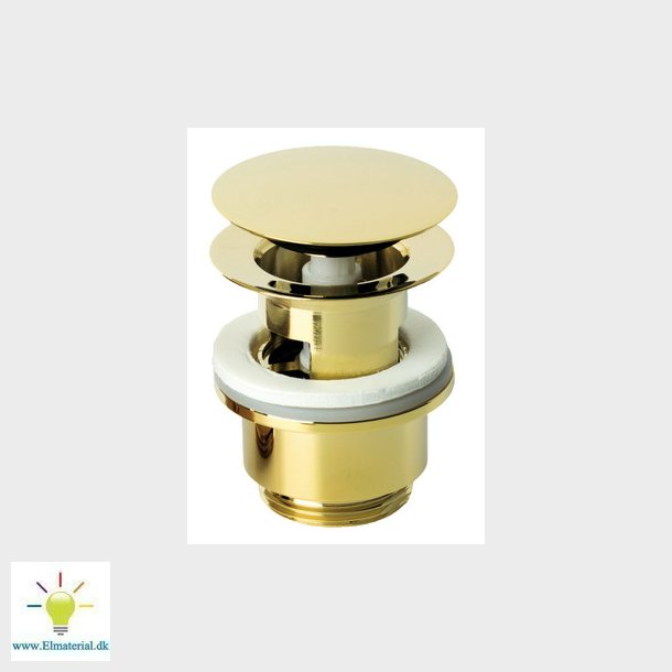 Damixa komplet bundventil poleret messing