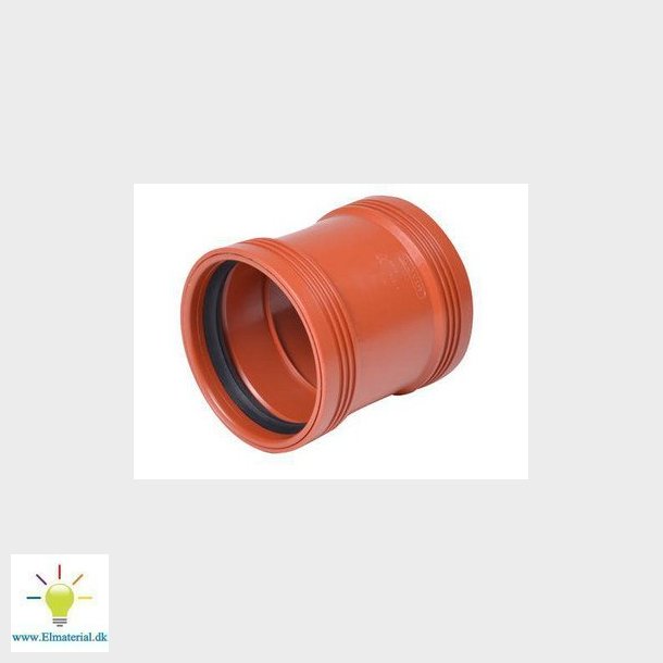 160 dobbeltmuffe Wafix PP rd