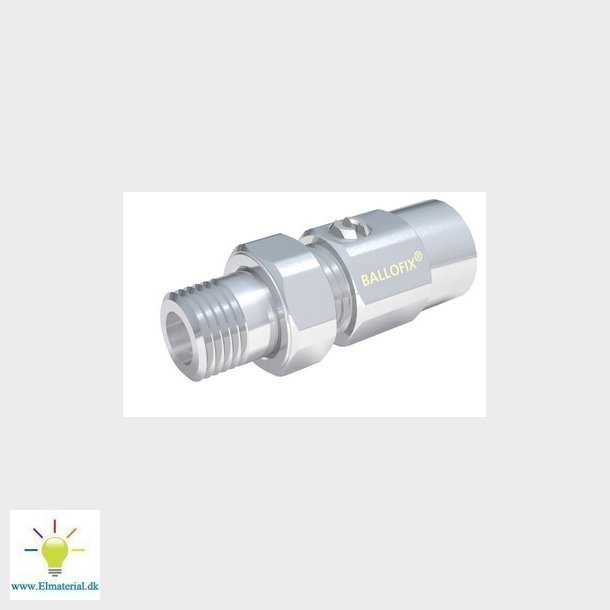 Radiatorforskruning med afsprring ligelbende 1/2