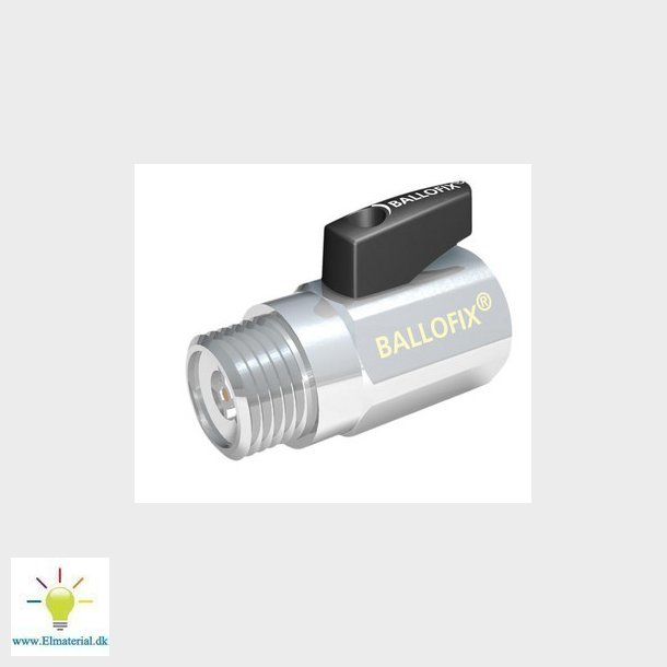 Ballofix med hndtag + kontra muffe/nippel 1/2