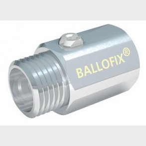 Ballofix uden h�ndtag muffe/nippel 3/8