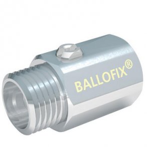 Ballofix uden h�ndtag muffe/nippel 1/4
