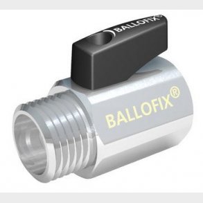 Ballofix med h�ndtag muffe/nippel 1/4