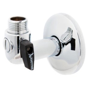 Filterfix med h�ndtag nippel/forskruning vinkel 1/2