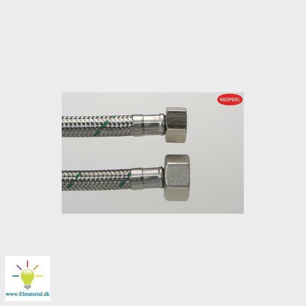 Neoperl tilslutningsslange rustfri 3/8LX1/2L 400 mm