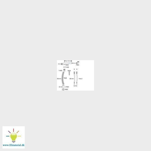 Fleksibelt til- og aflbssystem, 700 mm