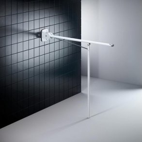 VALUE Toiletst�tte, 850 mm, med 800 mm ben, hvid