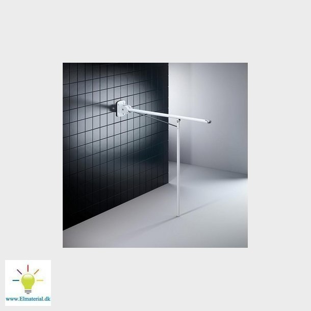 VALUE Toiletsttte, 850 mm, med 800 mm ben, hvid