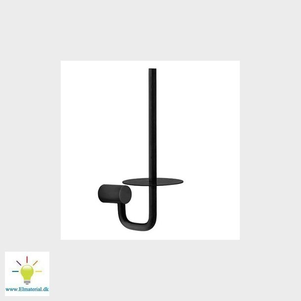 Pressalit reservepapirholder mat sort