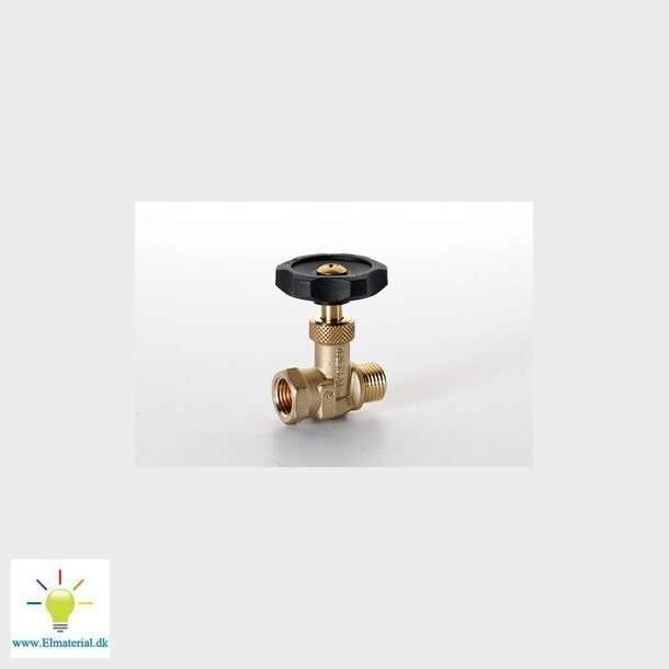 Nleventil 1/4 muffe/nippel