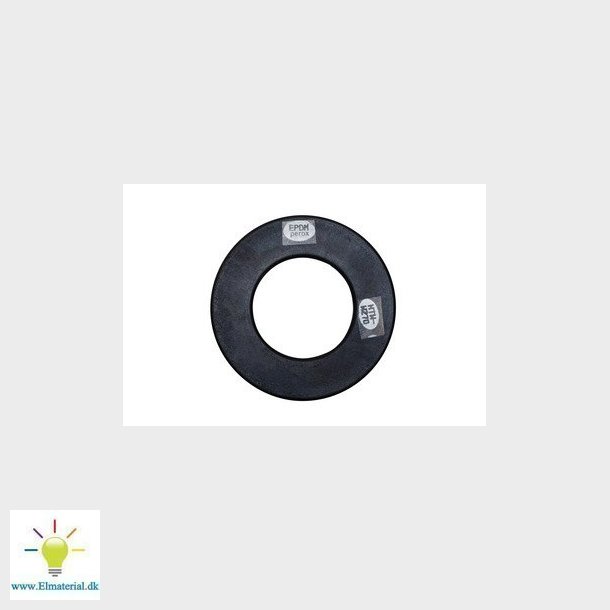 Flangepakning EPDM med stlindlg 60,3 mm