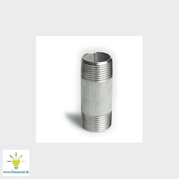 Nippelrr syrefast 2x150 mm AISI316
