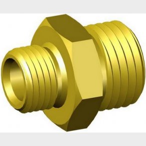 Bröstnippel F klämring 5X8 mm X 1 / 8X1 / 4 mässing