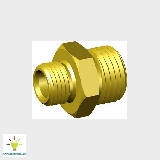 Brystnippel F klemring 5X8 mm X 1/8X1/4 messing