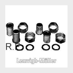 Gängad nippel till Danfoss 1 DN20