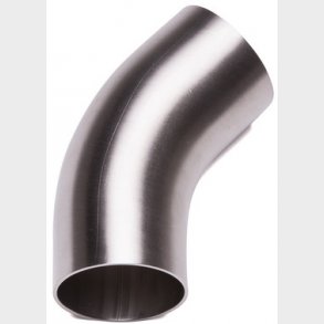 Böjning 45° DS 316L SATIN 51X1,2