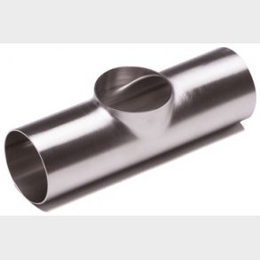 T-stycke DS KORT 316L SATIN 25X1,2