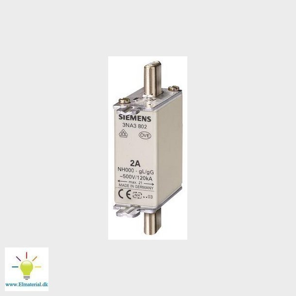 Nh-Sikring Nh000 25A Gl/Gg 500V