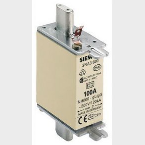 Nh-Sikring Nh000 100A Gl/Gg 500V, 3Na3830