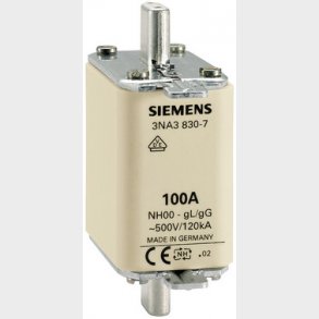 Nh-Sikring Nh00 125A Gl/Gg 500V, 3Na3832