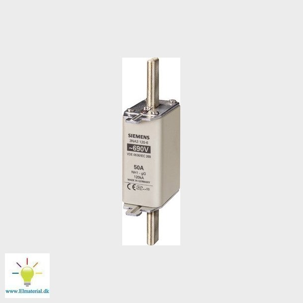 Nh-Sikring Nh000 125A Gl/Gg 500V