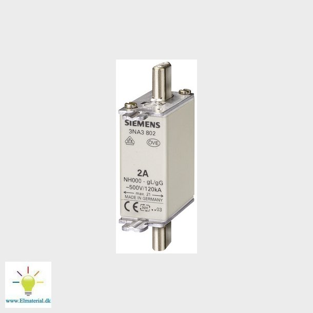 Nh-Sikring Nh000 160A Gl/Gg 500V