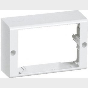 CLIC'LINE monteringsbox dobbelt, hvid