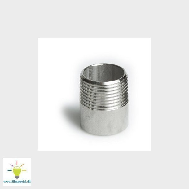 Svejsenippel AISI 316 M/3.1 cert 2x50 mm