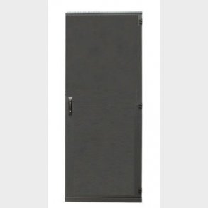 Gulvrack 600X600X1980 42U pladedr sort        