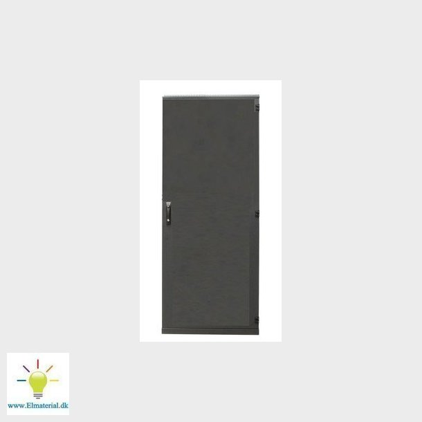 Gulvrack 600X600X1980 42U pladedr sort        