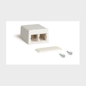 V�gboks M102 2 Port hvid