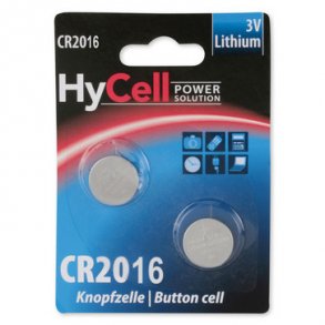 Batteri CR2016 K2 3V litium knapcelle