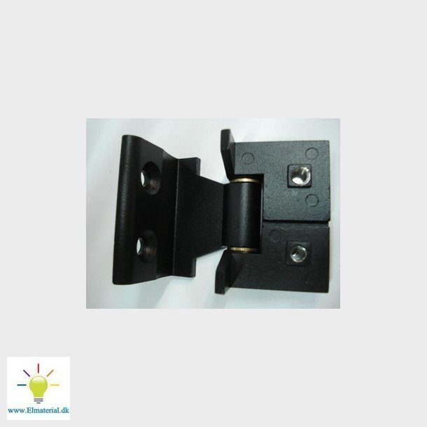 Hngsel 3-delt for SRS gulvrack dr sort (LM)