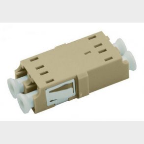 LC-fog duplex OM1 / 2 beige utan fläns