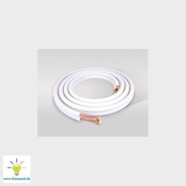 Unite kobberrr 5 meter 1/4-1/2 med omlber