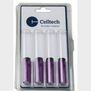 Tadiran litium batteri AA 3,6V 2200 mAh - Pakke med 4 stk