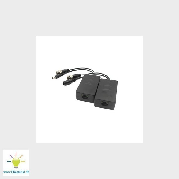1 kanal Passiv HDCVI Balun til strmforsyning PFM801-4MP