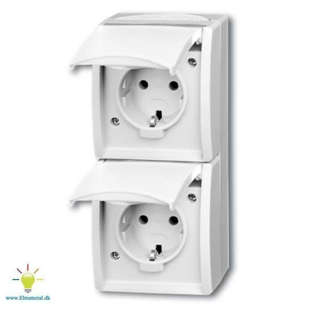 Stikk. Ocean Db Lodr Hvid Ip44