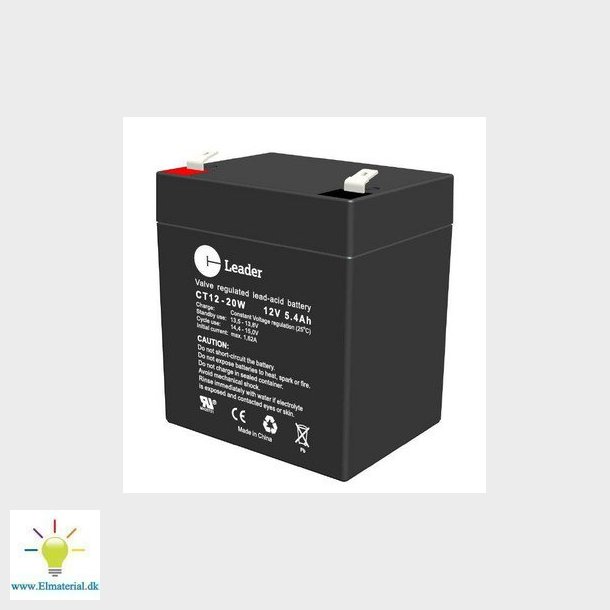 UPS bly batteri 12V-5,4Ah 20W