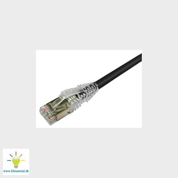 Patchkabel Cat.6a S/FTP sort 13M