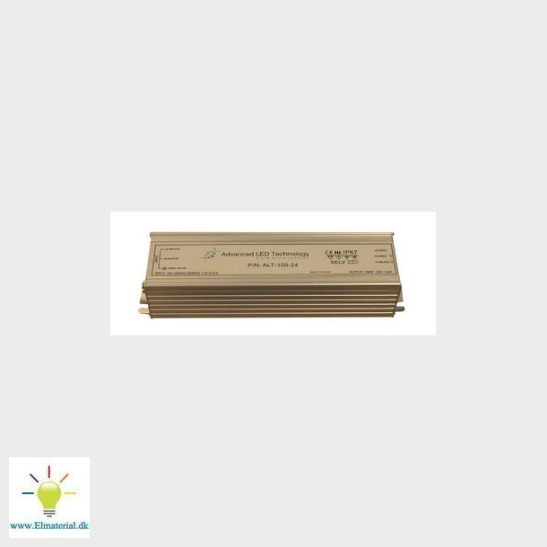 Strmforsyning, Clarius PLUS, 24VDC, 100W, 4,2A, IP67