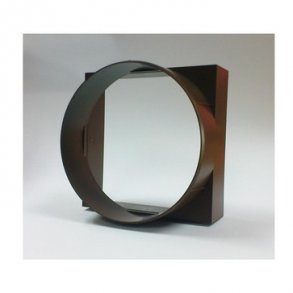 UNITE rund �100 muffe-firkant 90x90 Brun